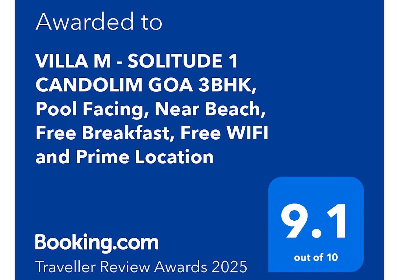 Villa M - Solitude 2 Candolim Goa 3Bhk, Pool Facing, Near Beach, Free Breakfast, Free Wifi And Prime Location ภายนอก รูปภาพ